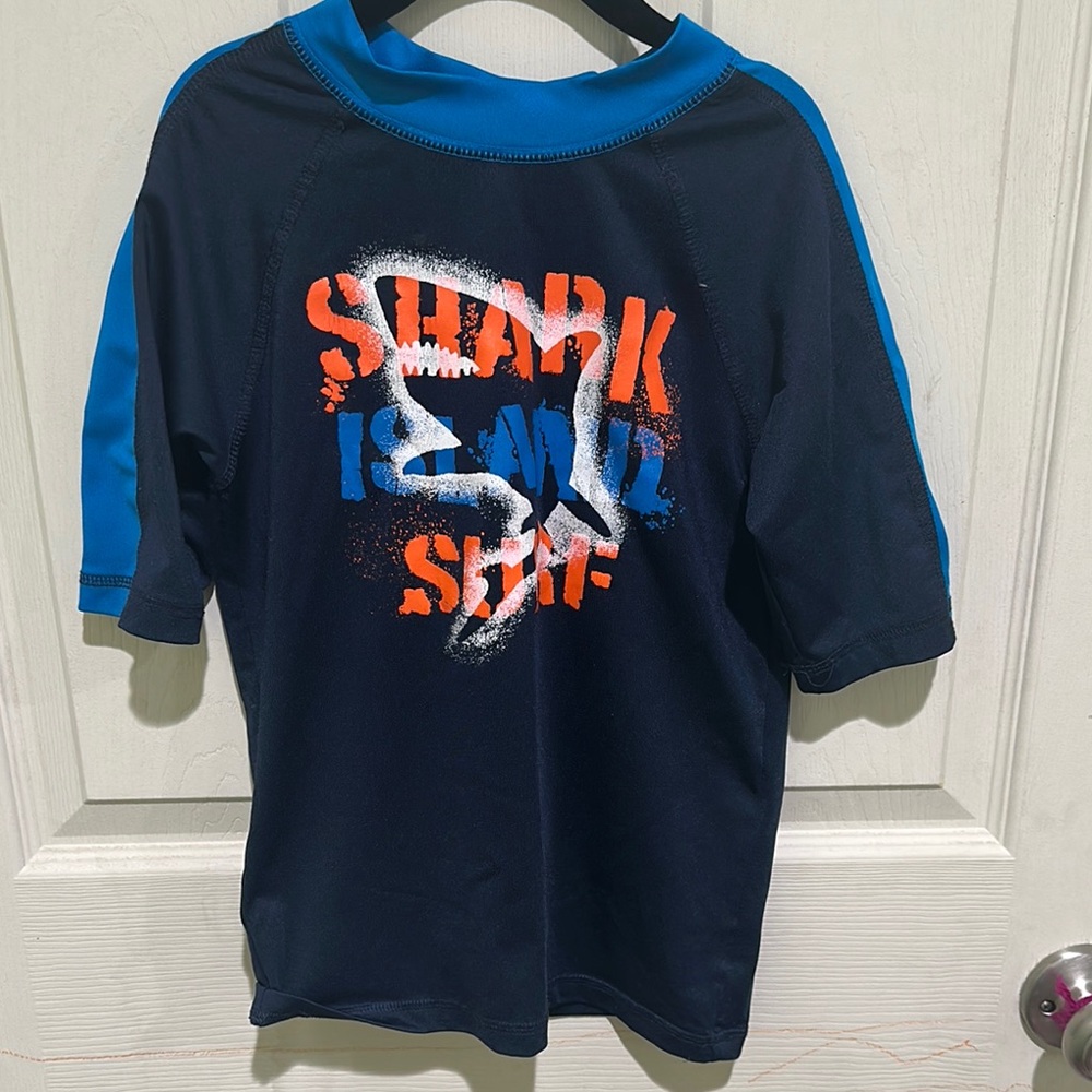 The Children's Place Blue and Orange Rashguard Swimwear